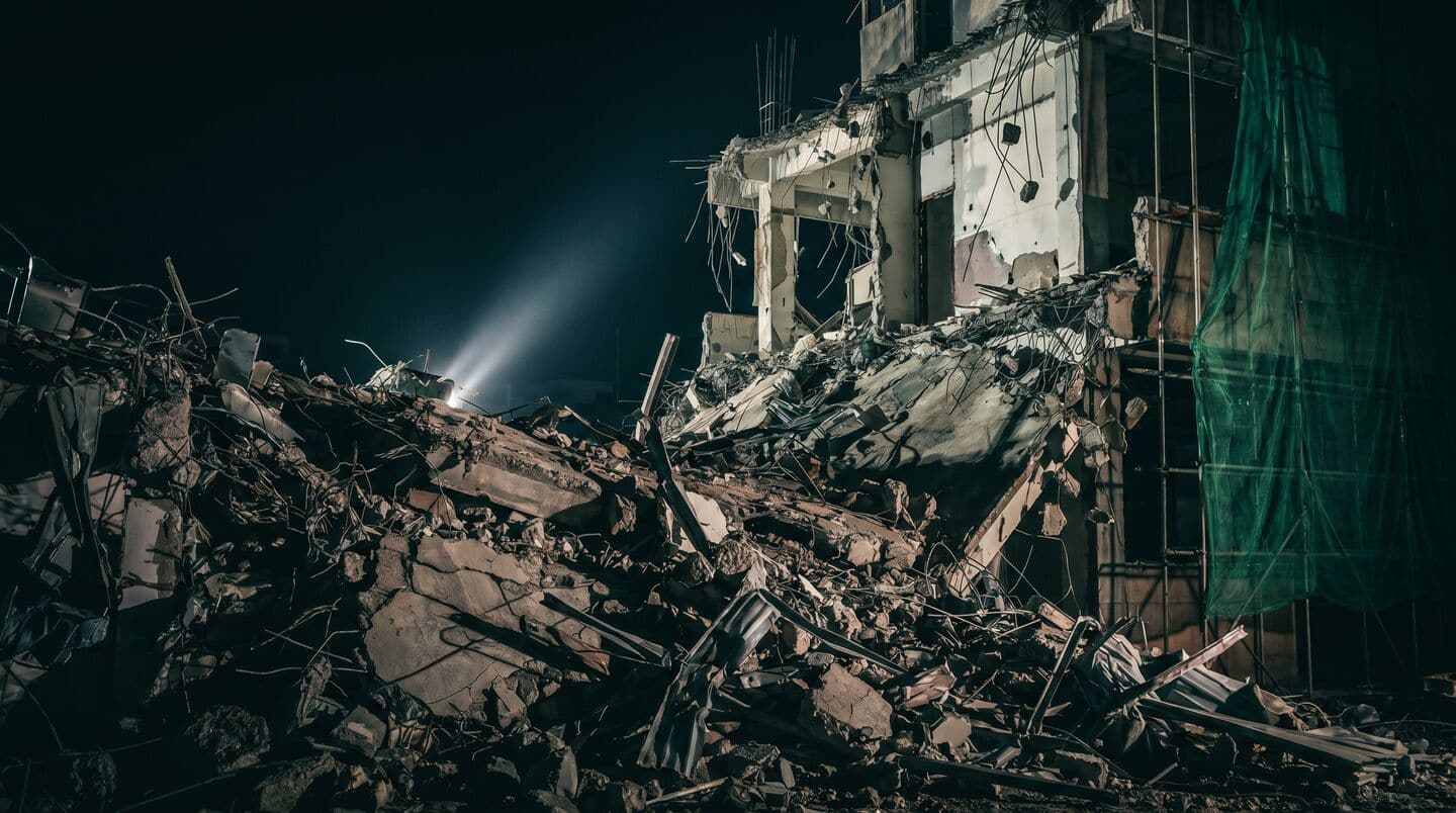 Delhi building collapse near Saket Metro kills 1, injures 8