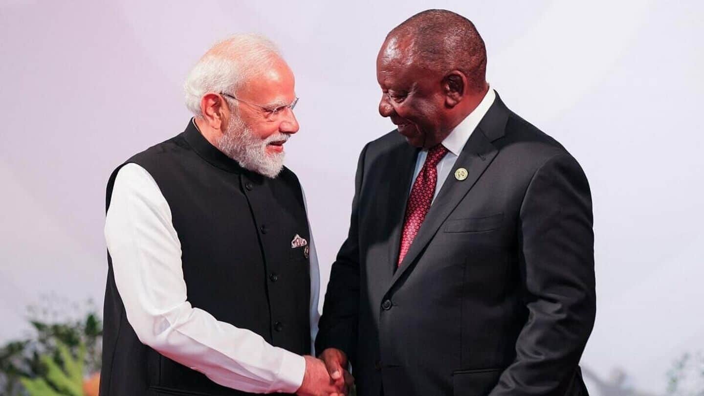'Maybe we would have run away...': Ramaphosa's banter with Modi