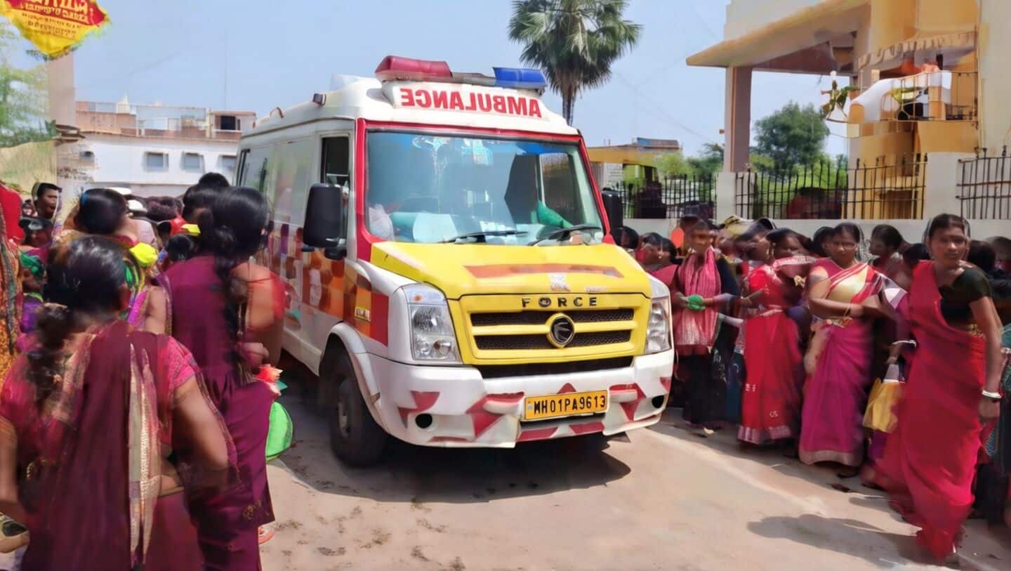 What caused stampede at temple in Nalanda, Bihar?