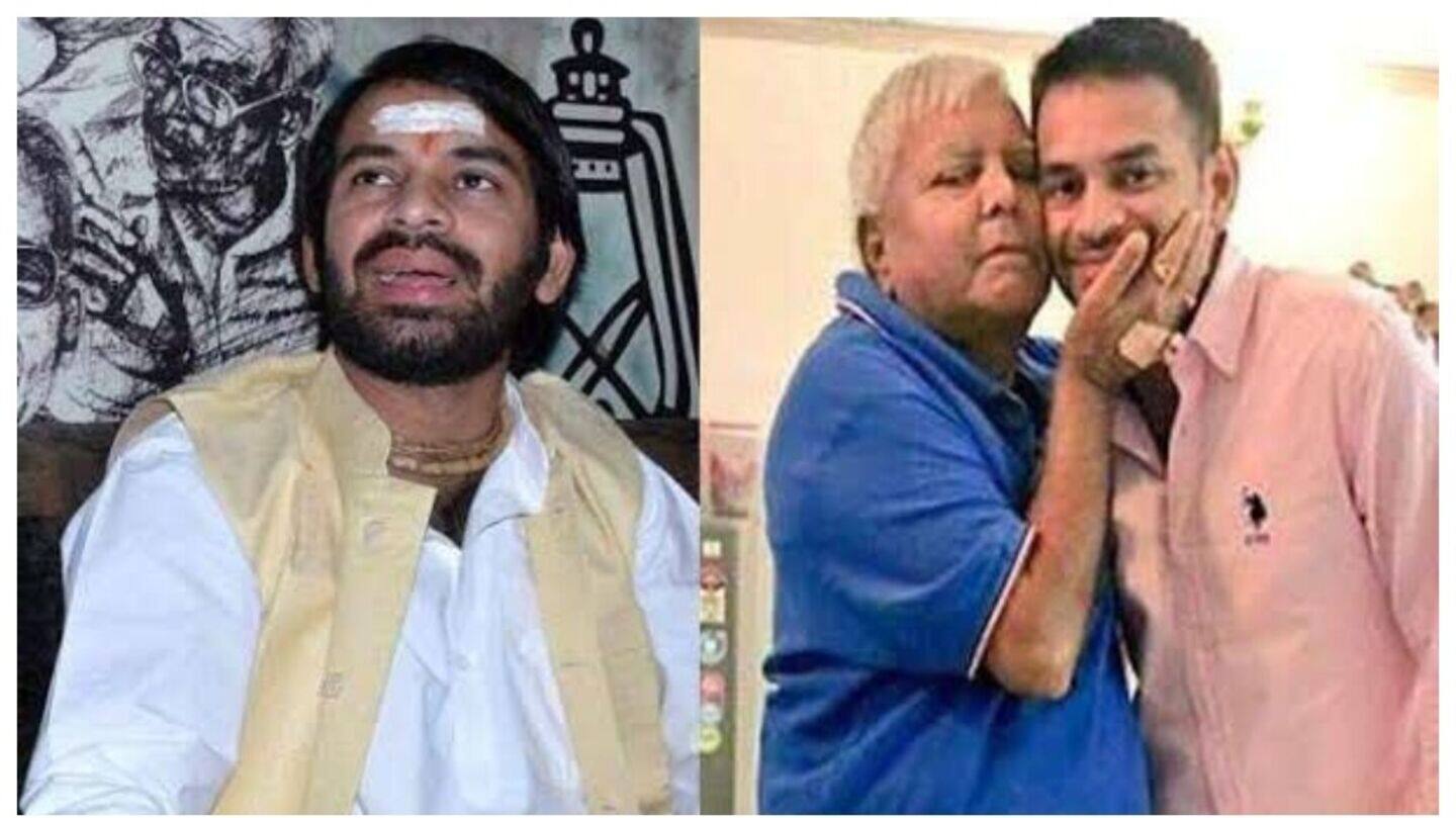 Lalu Yadav expels son Tej Pratap from RJD Lalu Yadav expels son Tej Pratap from RJD