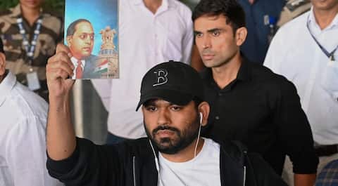 'Dharmendra Pradhan must resign': Abhijeet Dipke arrives for CJP protest