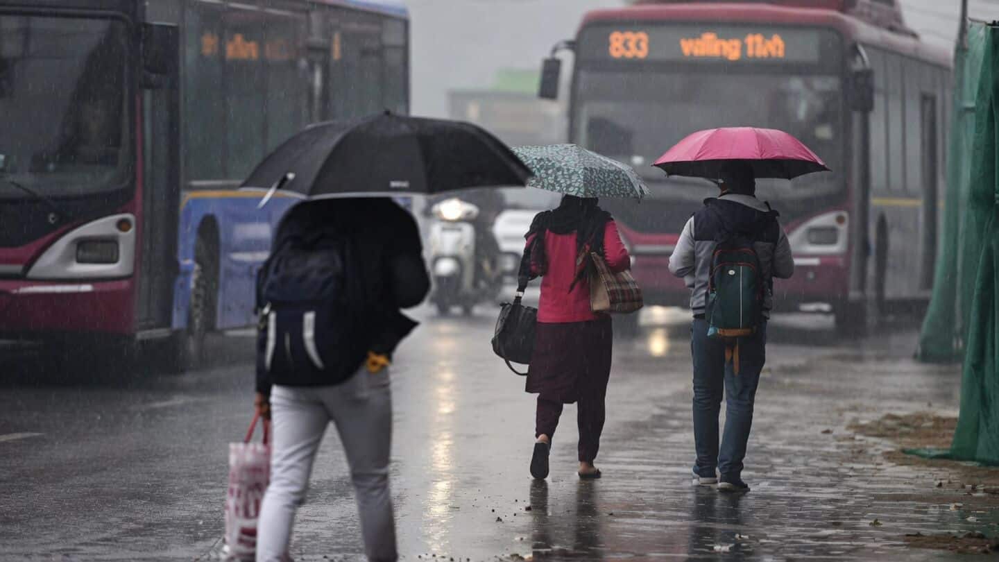 IMD warns of heavy rainfall in several states on Monday