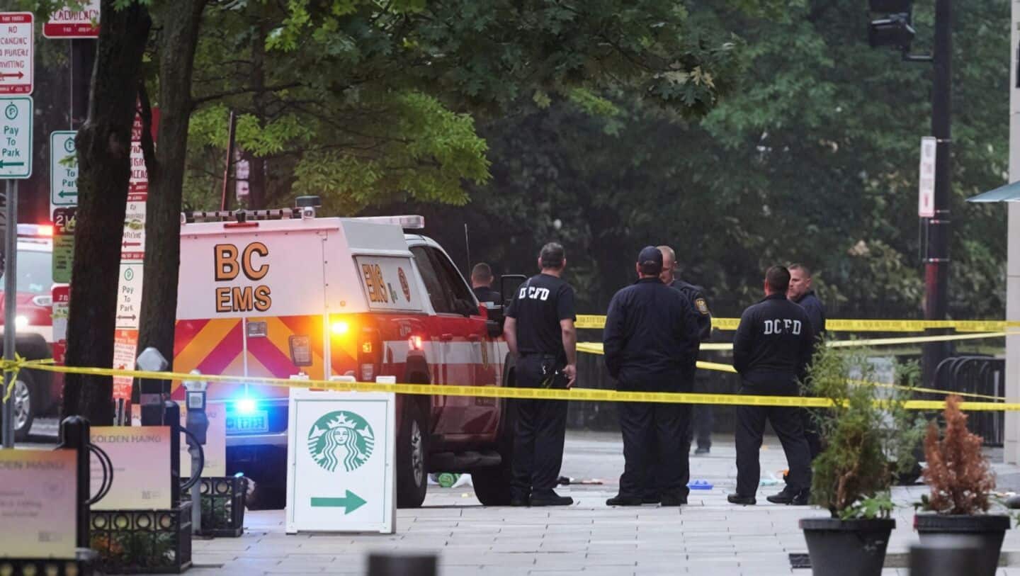 Gunman opens fire near White House; Trump inside, unharmed