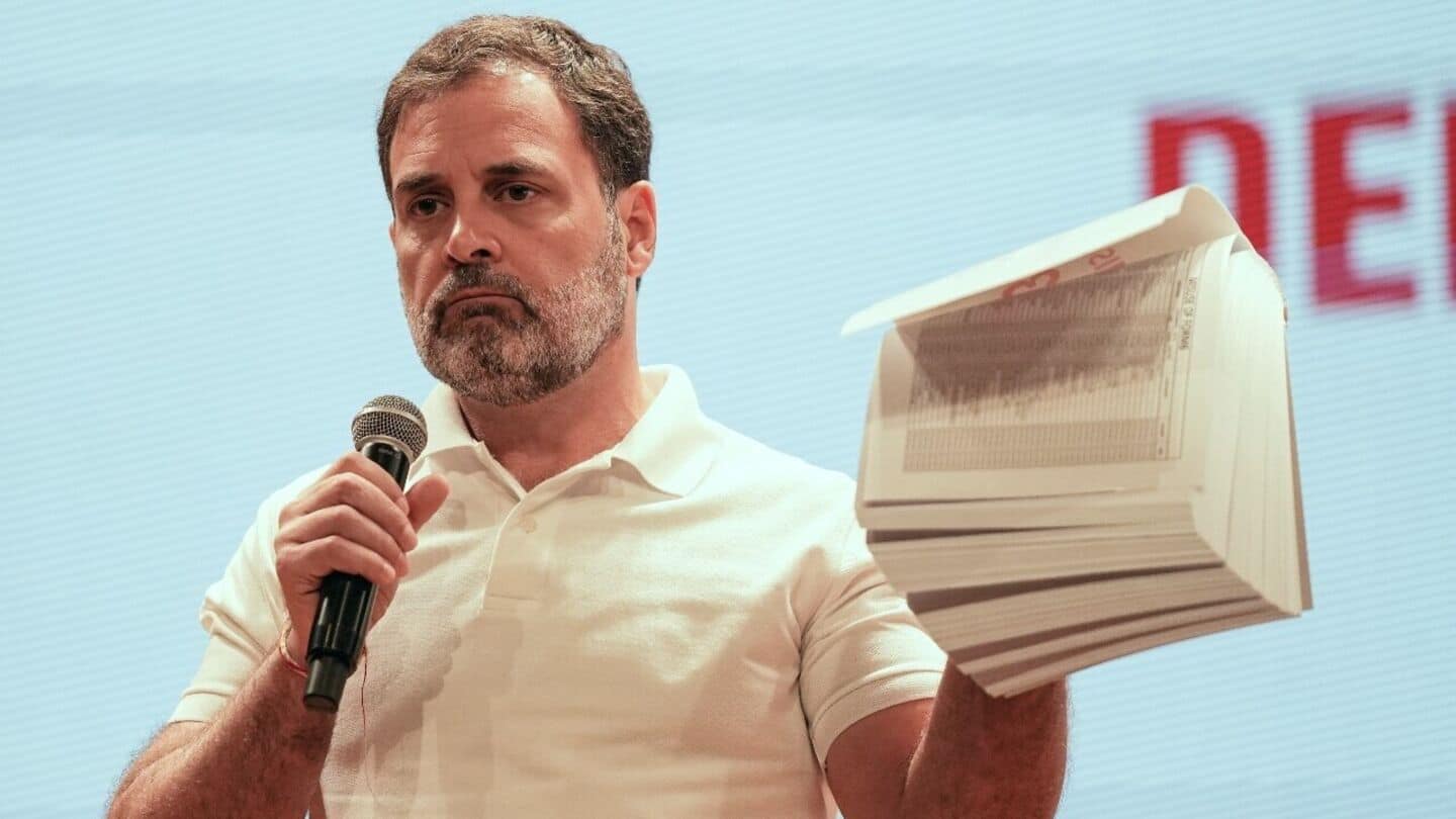 'Share documents': Karnataka CEO on Rahul Gandhi's 'vote chori' allegations