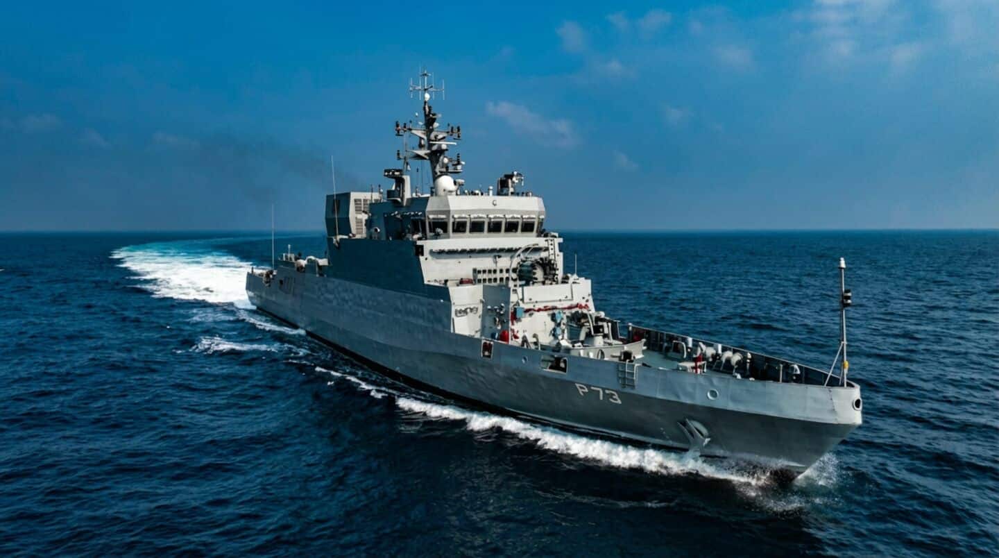 Indian Navy commissions 'Dolphin Hunter' INS Anjadip in Chennai