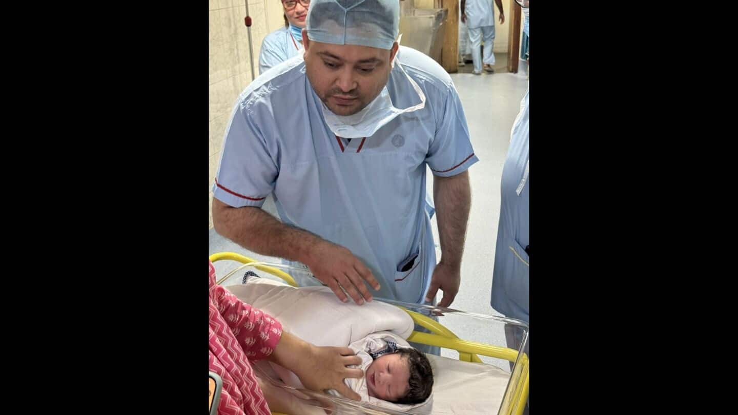 Tejashwi Yadav, wife welcome baby boy 