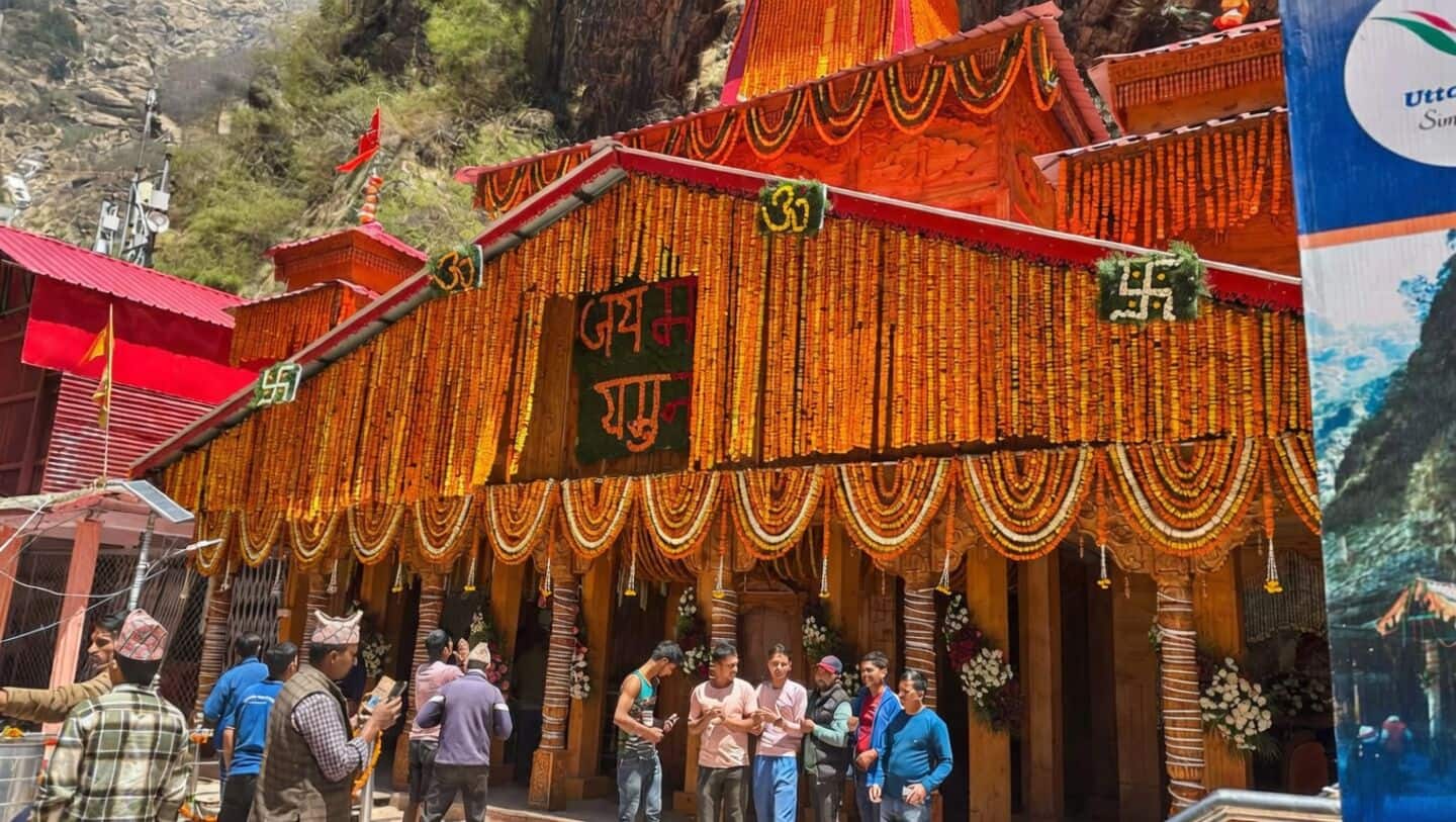 Char Dham yatra begins with opening of Gangotri, Yamunotri temples