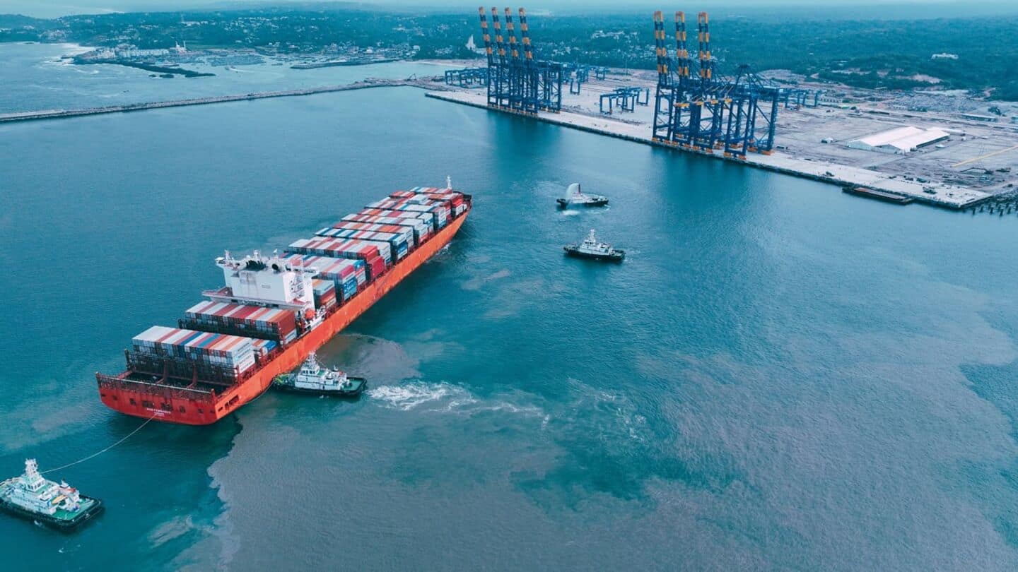 World's largest container ship docks at Kerala's Vizhinjam port World's largest container ship docks at Kerala's Vizhinjam port
