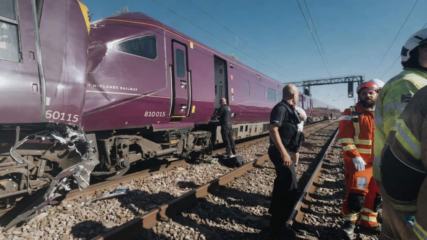At least 1 dead, several injured in England train collision