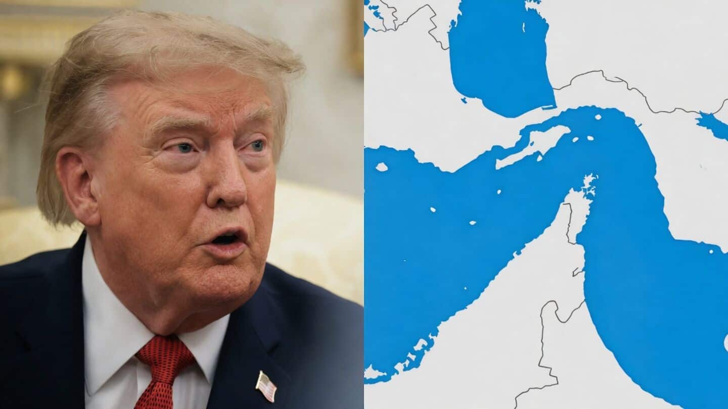 Strait of Hormuz 'new US territory,' Trump says again
