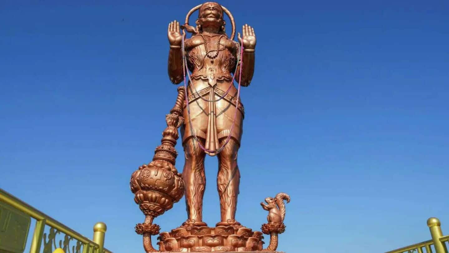 'False god': Republican leader's remark on Hanuman statue sparks row
