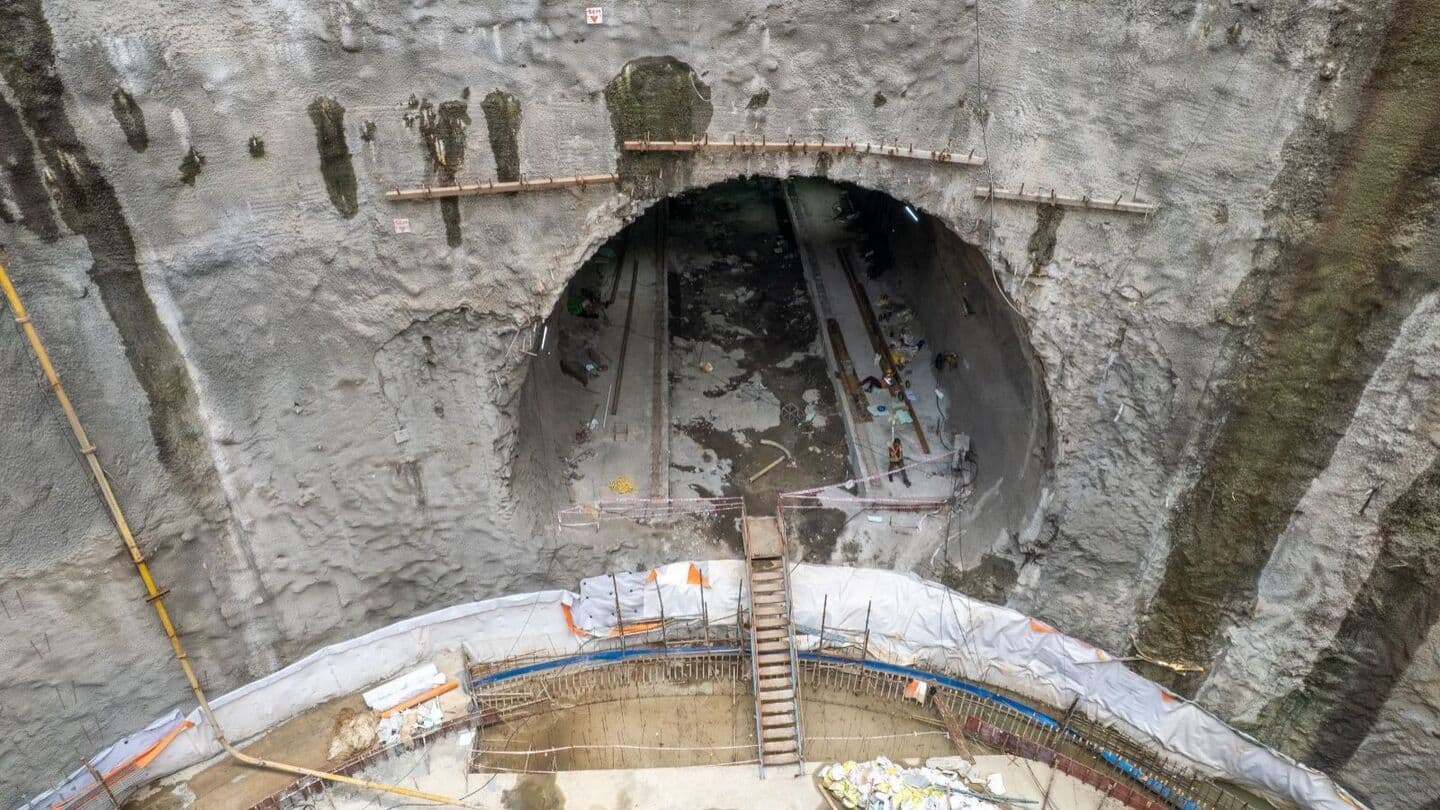 Maharashtra: First section of 21km undersea bullet train tunnel opens Maharashtra: First section of 21km undersea bullet train tunnel opens