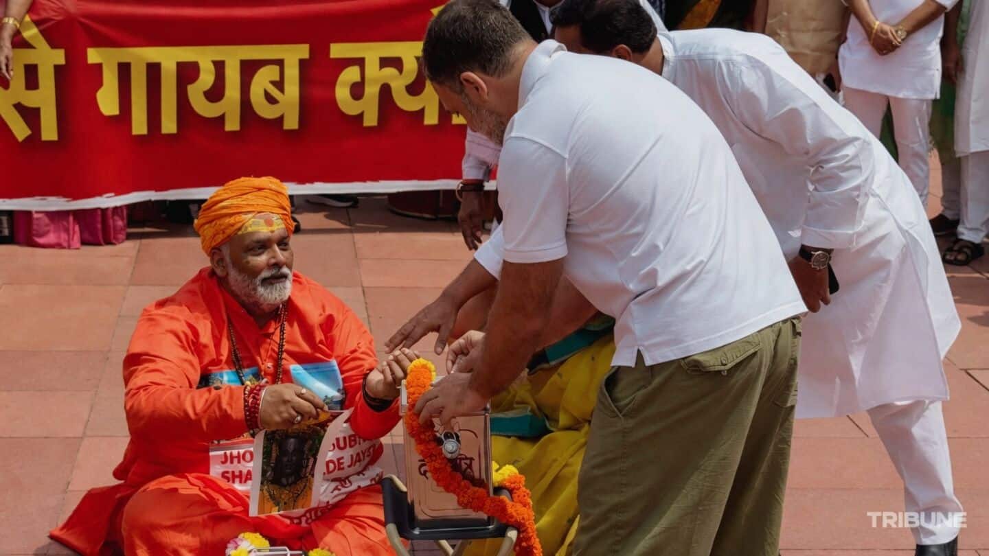 'Ram Mandir' skit outside Parliament: Pappu Yadav, others booked