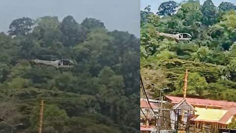 Coast Guard chopper flies over Sabarimala temple, raises security concerns