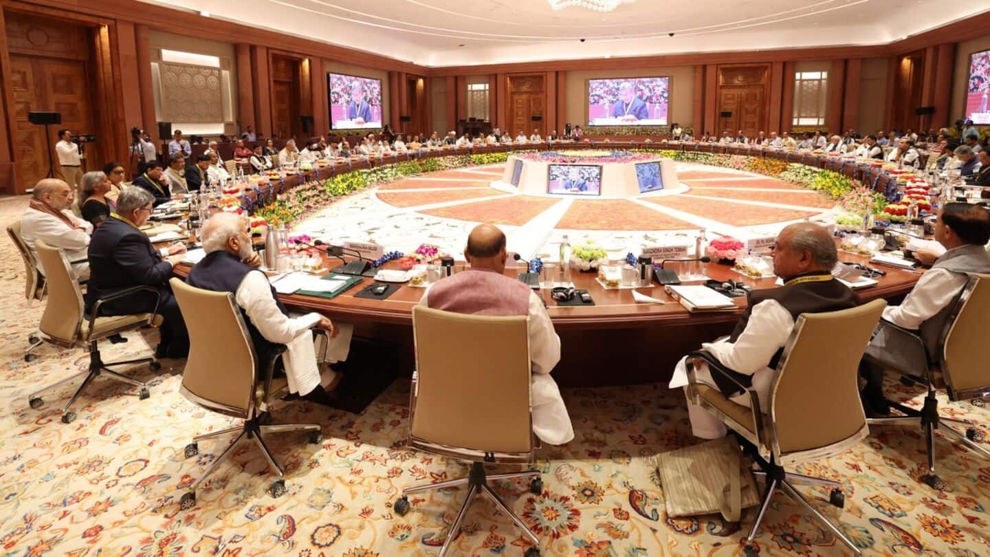 'One state, one global destination': PM at Niti Aayog meet 'One state, one global destination': PM at Niti Aayog meet