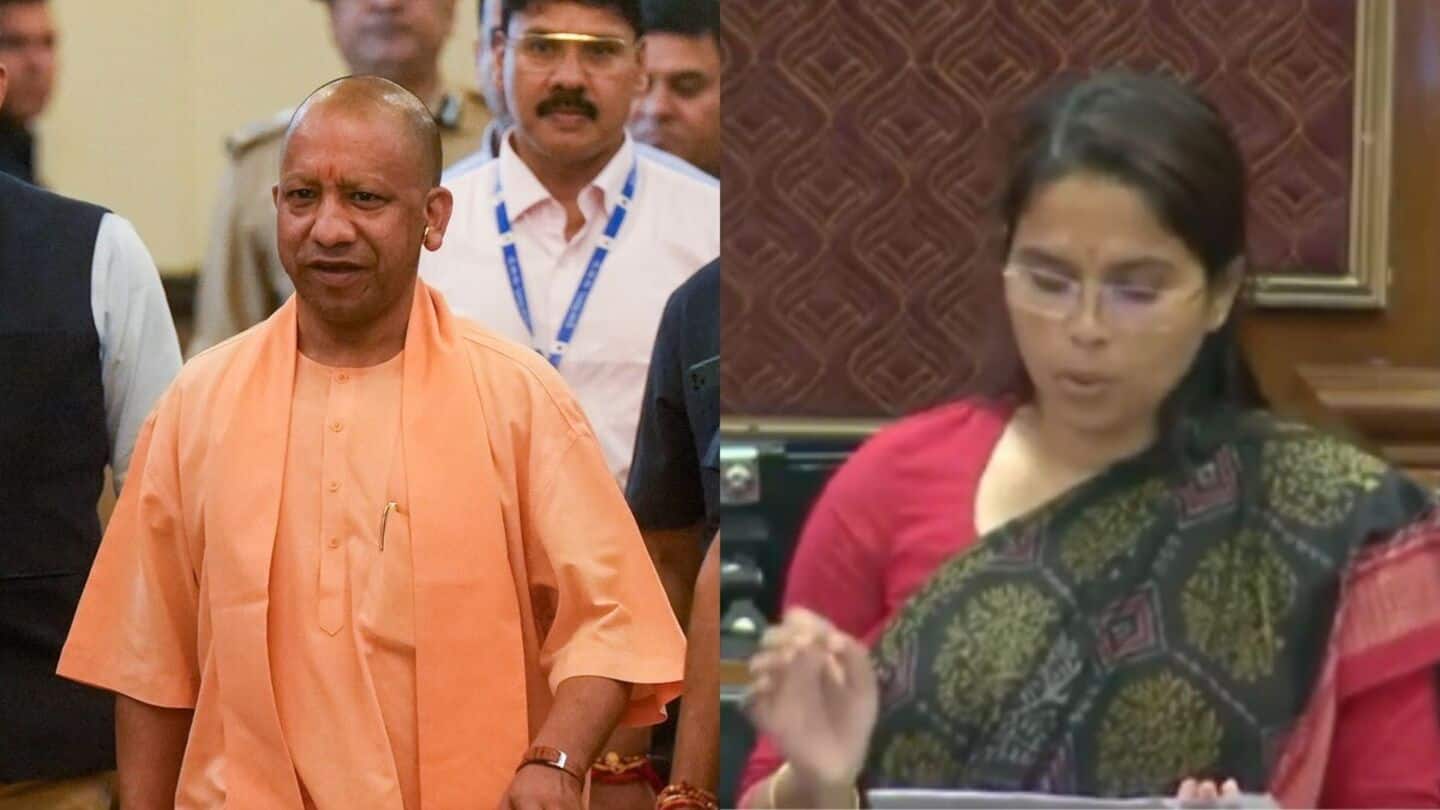 Samajwadi Party's Pooja Pal meets UP CM Yogi Adityanath