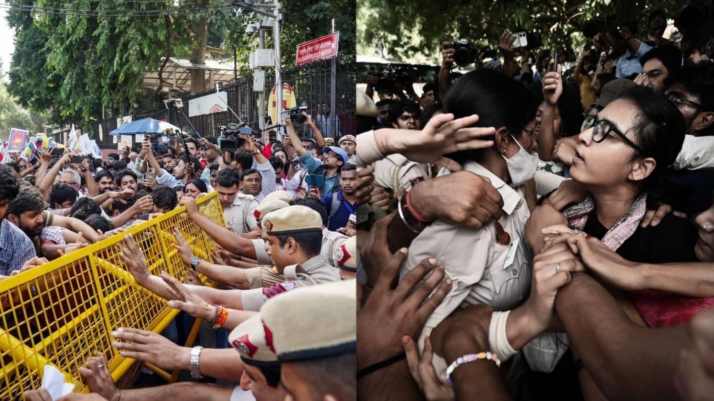 Journalist accuses Delhi cop of groping, pushing at Jantar Mantar
