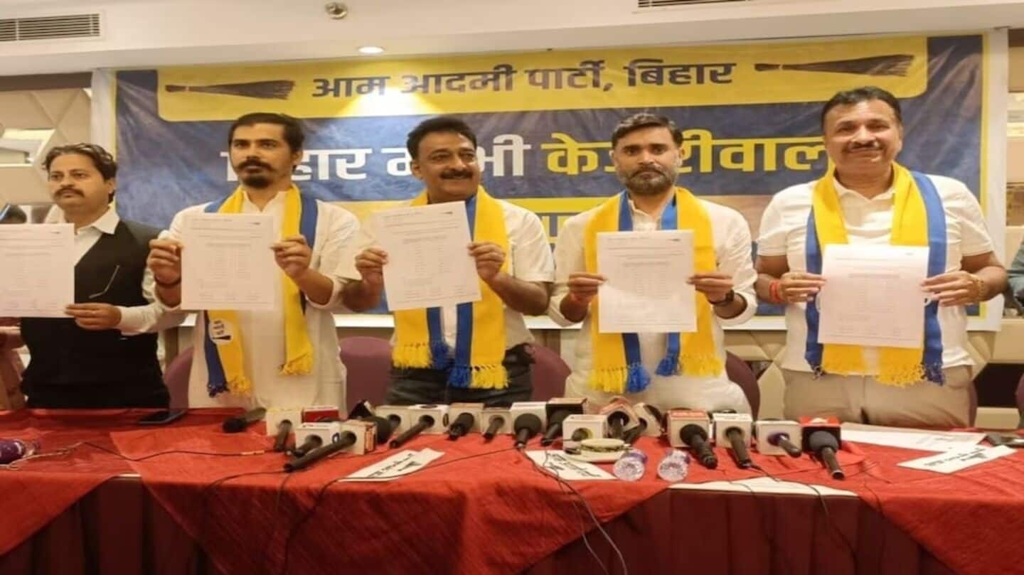 Bihar Election 2025: AAP releases first list of candidates