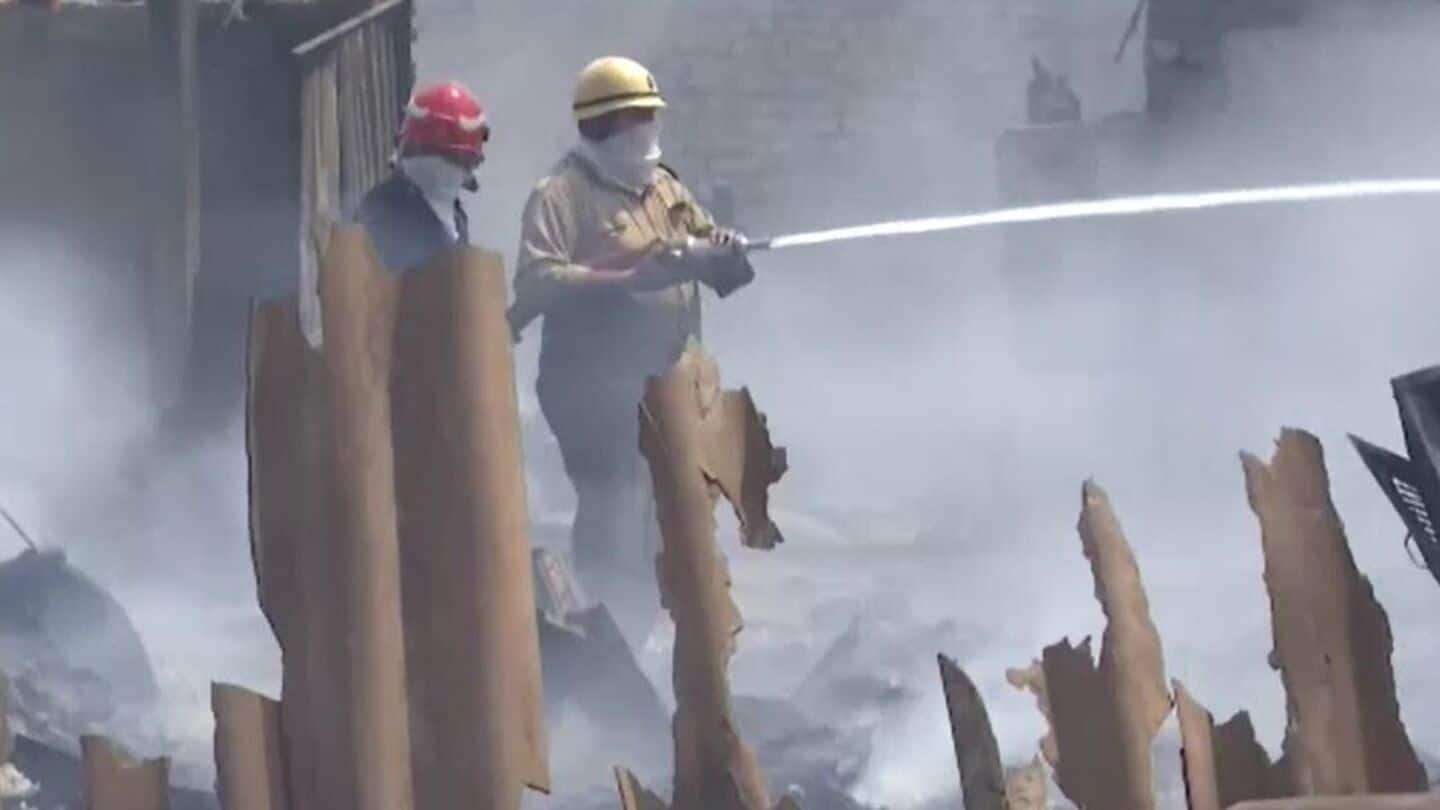 Rohini slum fire: 1 dead, child hospitalized; cause unknown