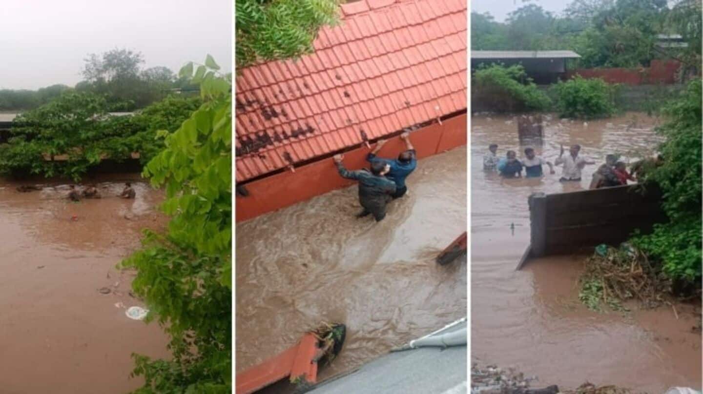 Army rescues people trapped in floods as rains batter Ahmednagar Army rescues people trapped in floods as rains batter Ahmednagar