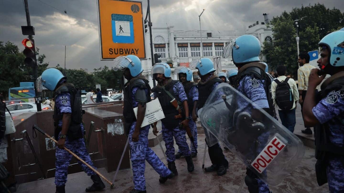 'Sansad Chalo' march: RAF chief admits 'force gradient' missed standard