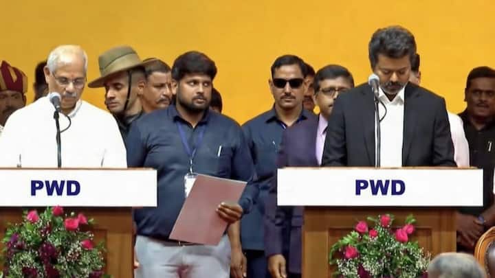 Vijay takes oath, to head TN's first coalition government