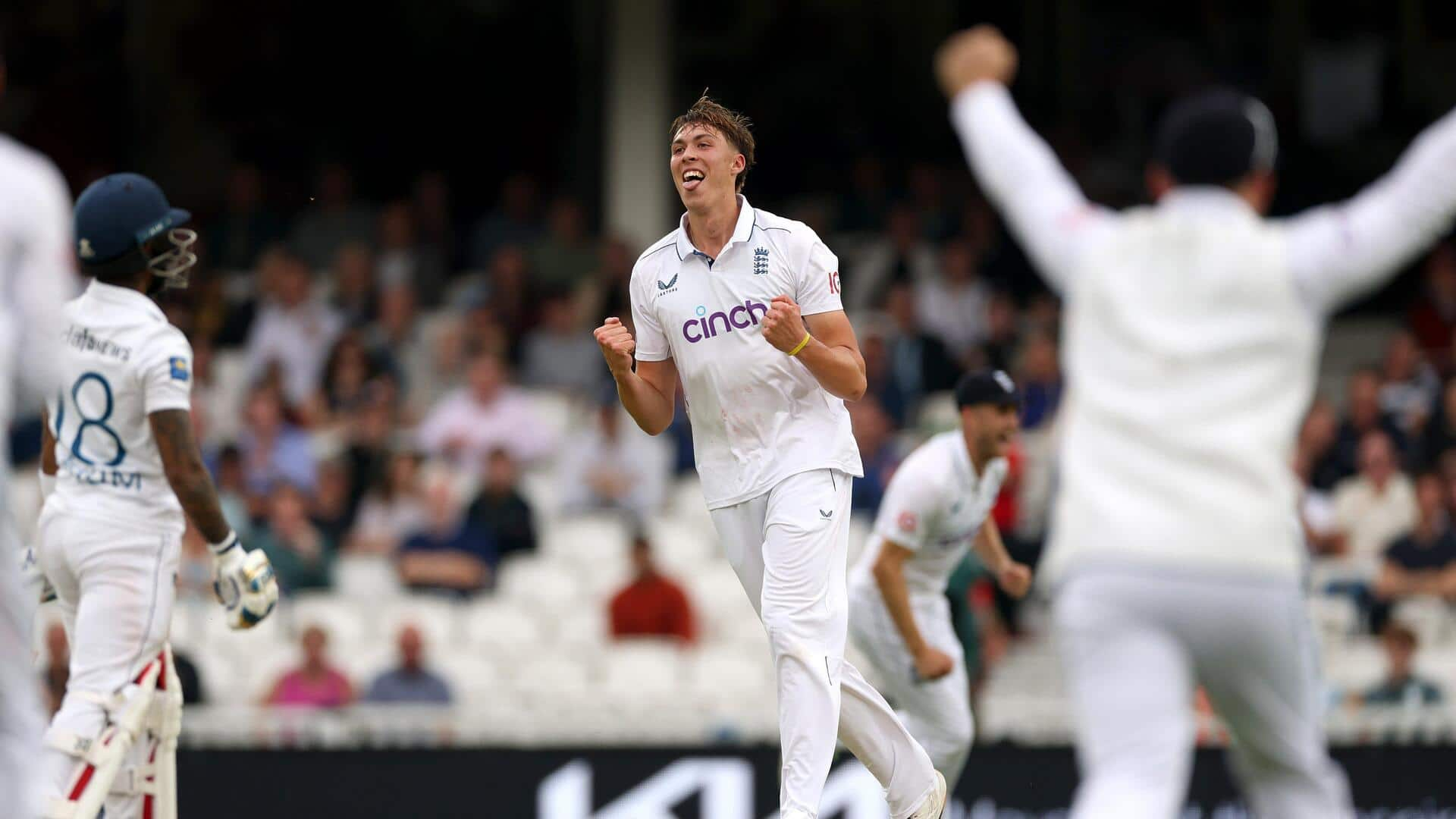 Josh Hull claims three-fer on Test debut for England: Stats