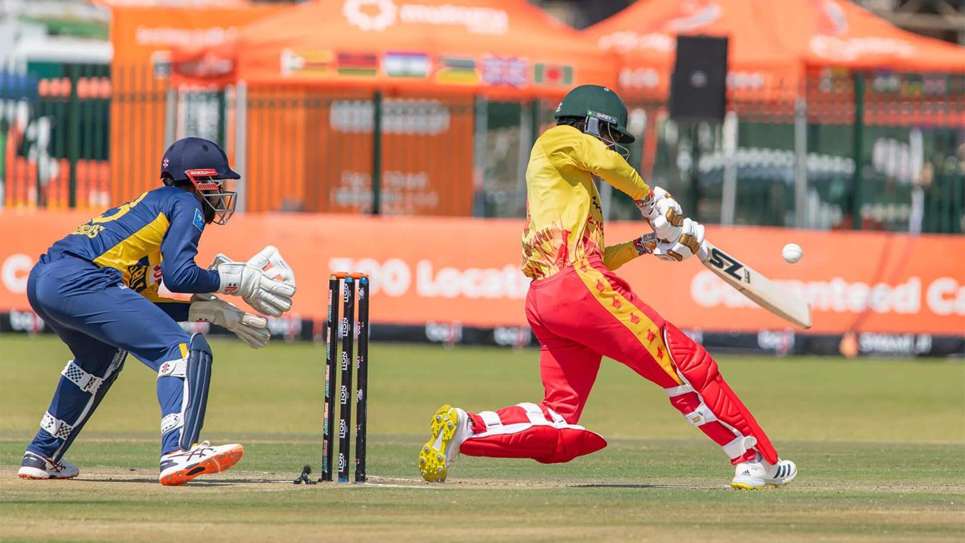Zimbabwe's Tadiwanashe Marumani hammers his fourth T20I half-century: Stats Zimbabwe's Tadiwanashe Marumani hammers his fourth T20I half-century: Stats