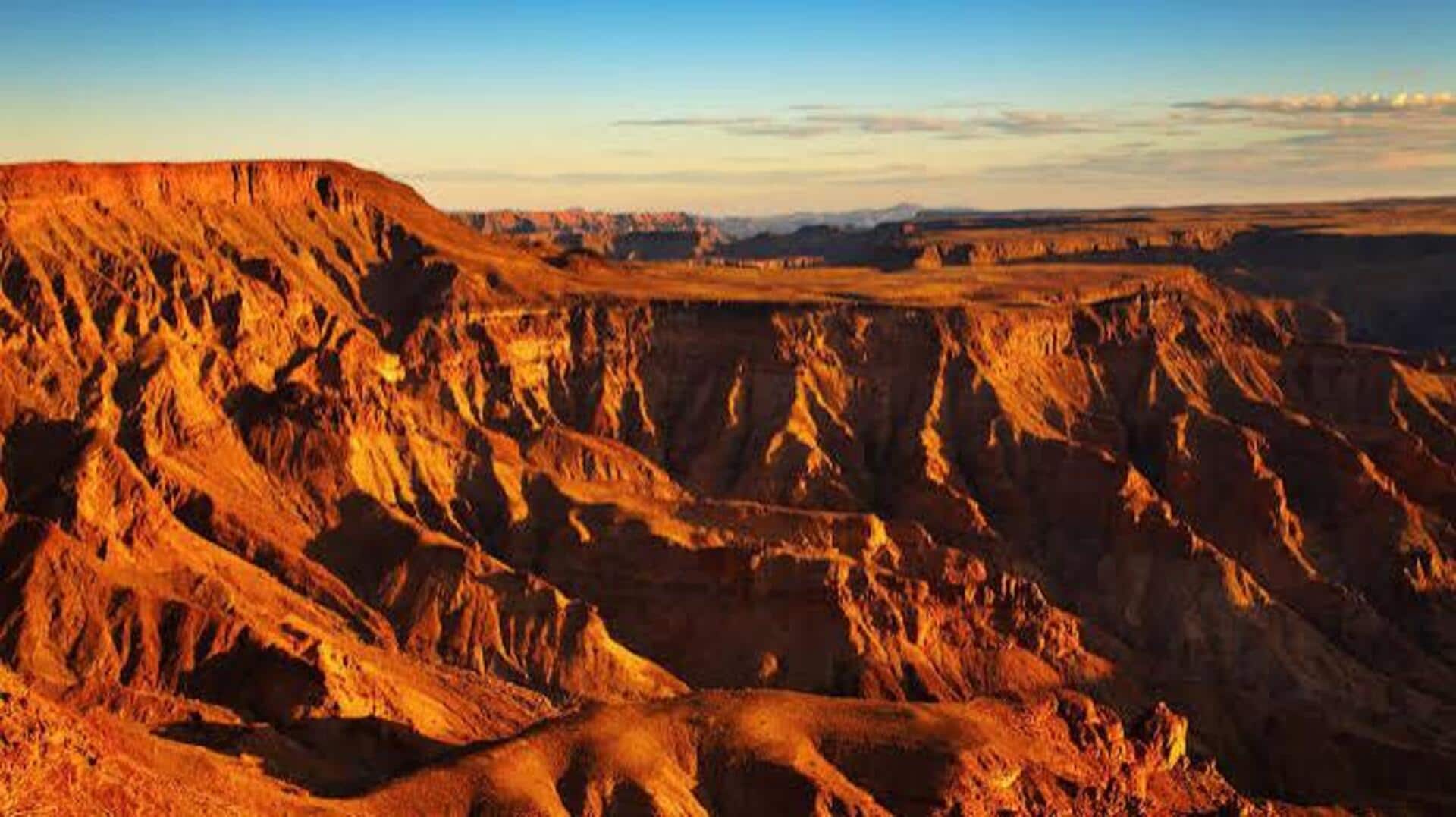 These desert canyons in Africa are truly amazing