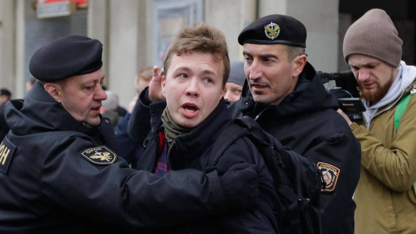 How was Protasevich arrested? How was Protasevich arrested?