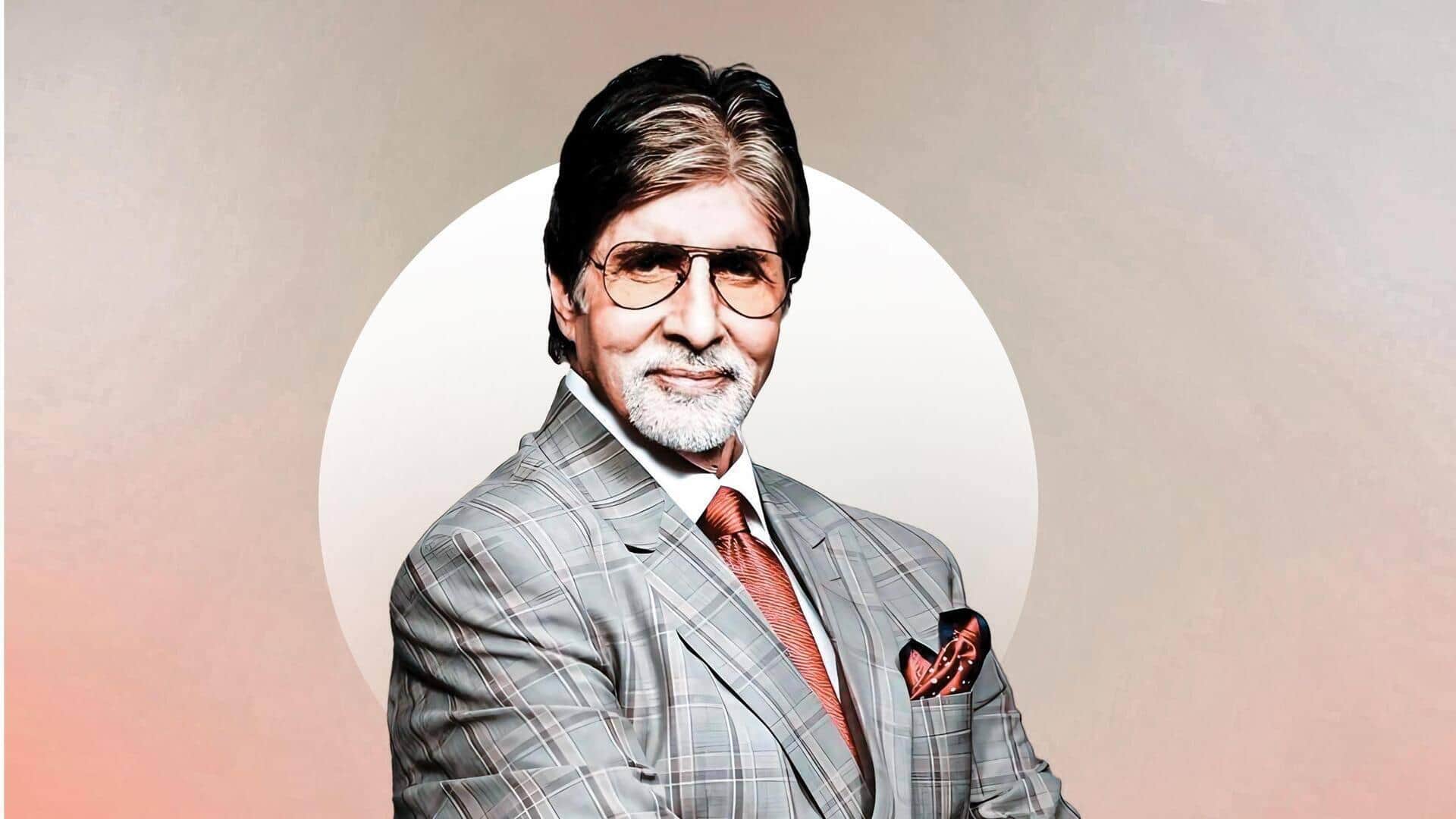 Amitabh Bachchan celebrates 55 years in cinema with AI-generated images