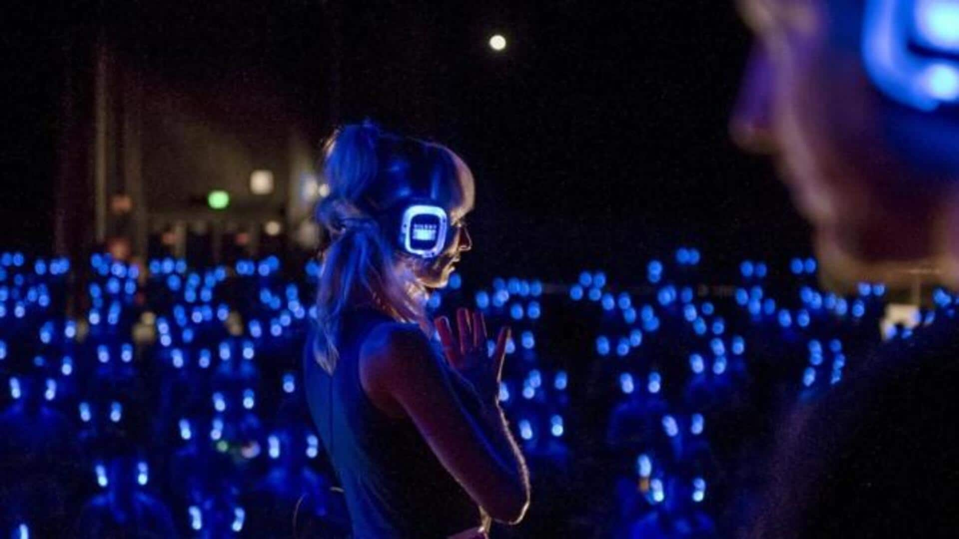 Ever heard of silent disco yoga? Let's explore it