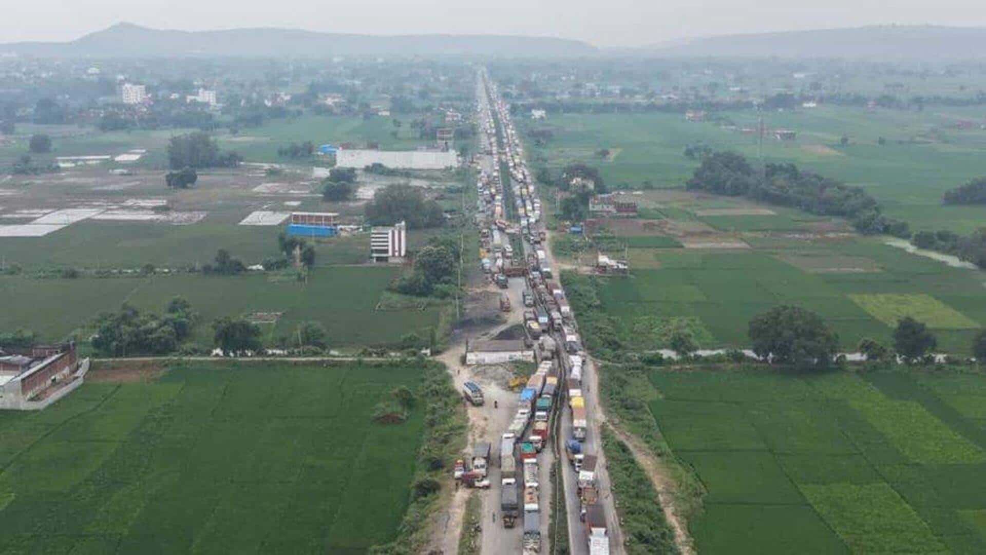 20-km-long jam on Delhi-Kolkata highway; vehicles stuck for 4 days 