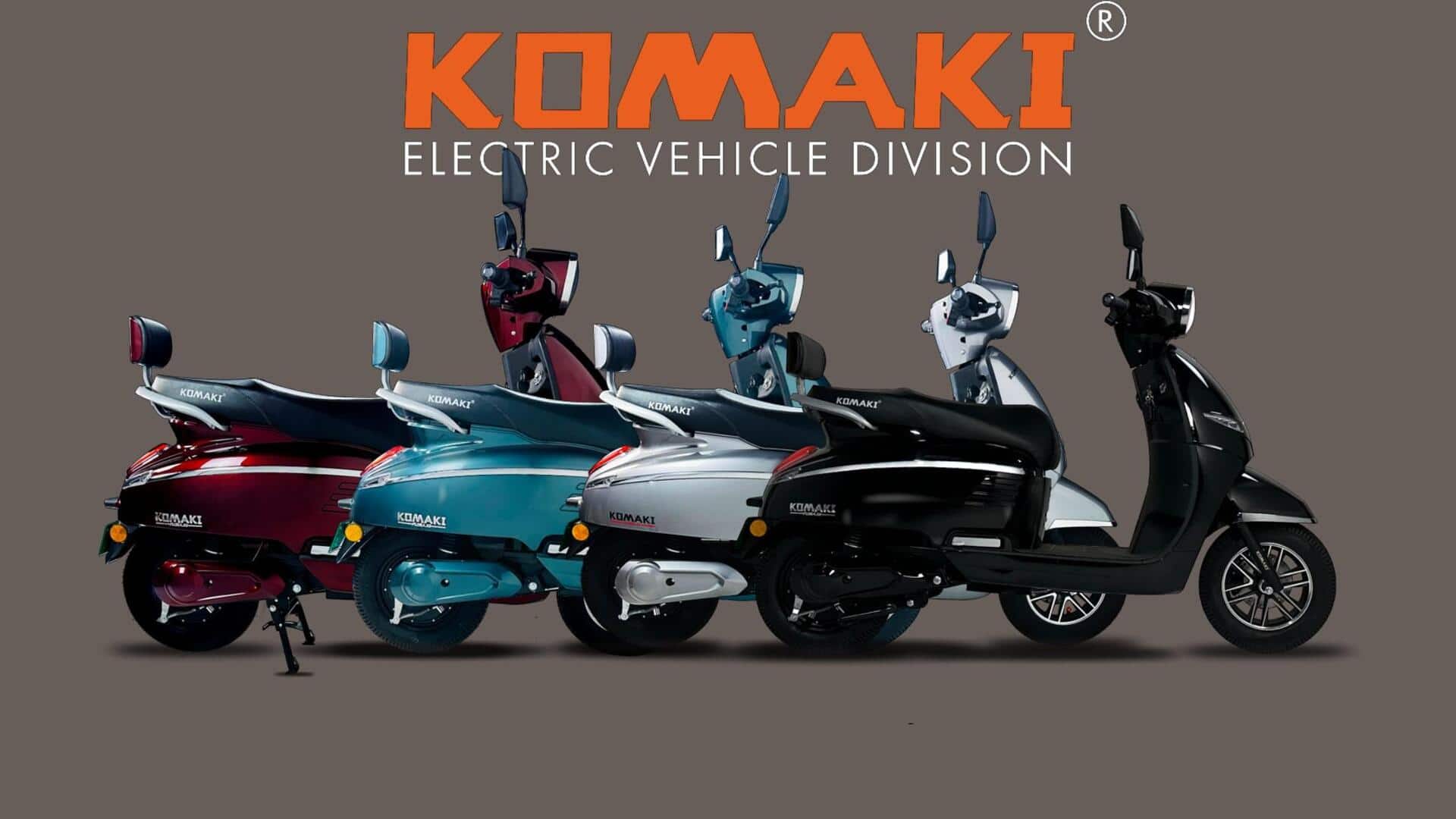 Komaki's new EV offers 100km range, costs under Rs. 70,000