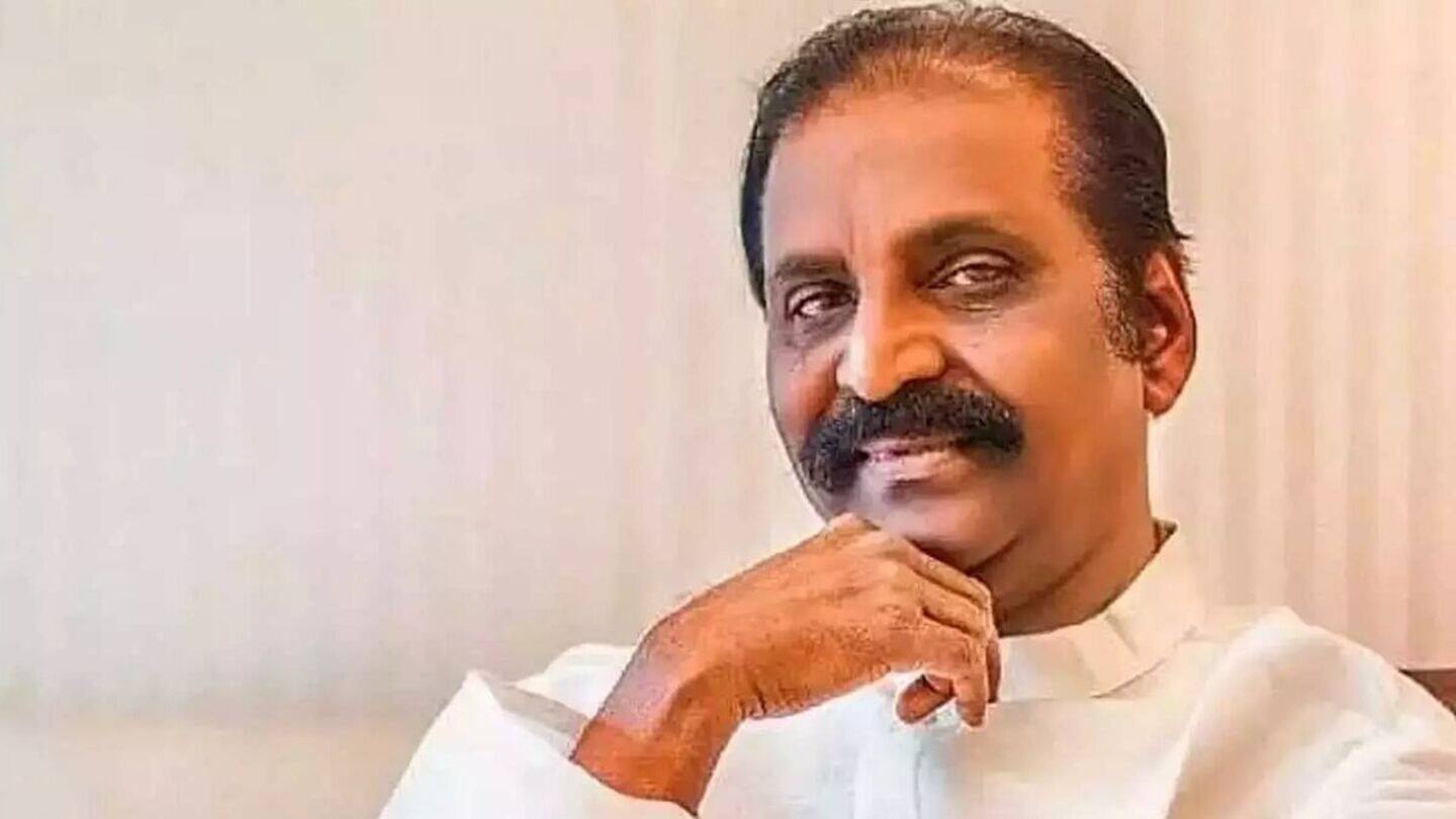 Lyricist Vairamuthu slams filmmakers for stealing his lines as titles 