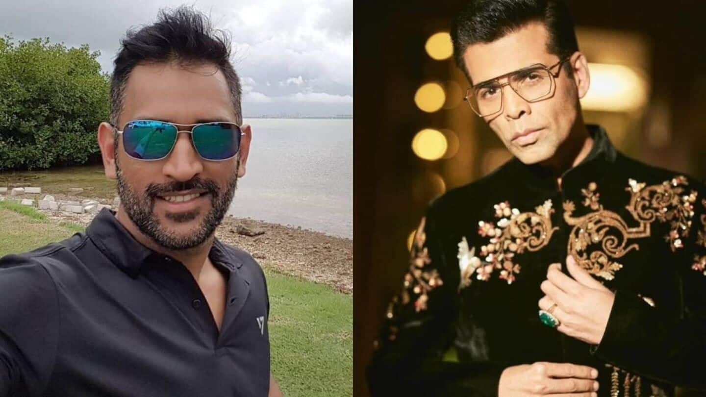 Karan Johar introduces MS Dhoni as Bollywood's newest romantic hero Karan Johar introduces MS Dhoni as Bollywood's newest romantic hero