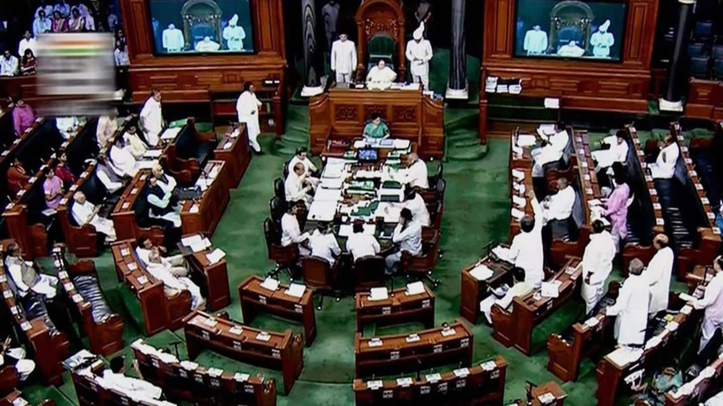 Lok Sabha adjourned as Opposition MPs created uproar Lok Sabha adjourned as Opposition MPs created uproar