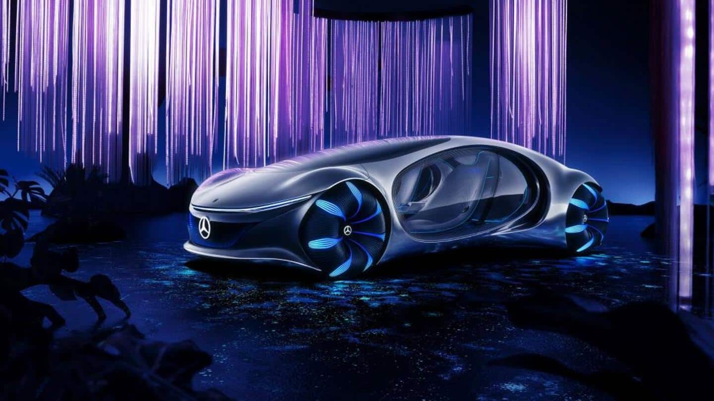 Mercedes-Benz VISION AVTR concept is an idea of sustainable mobility