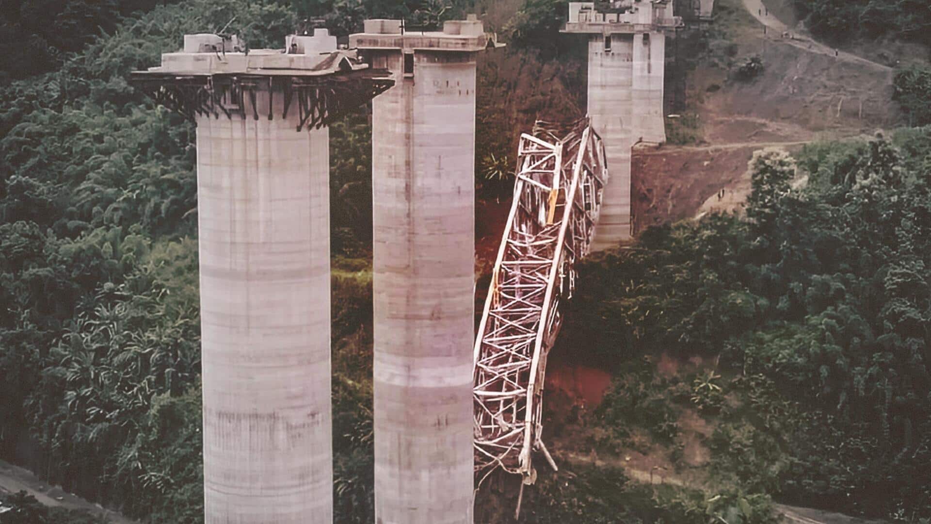 Mizoram: 17 workers dead as under-construction railway bridge collapses