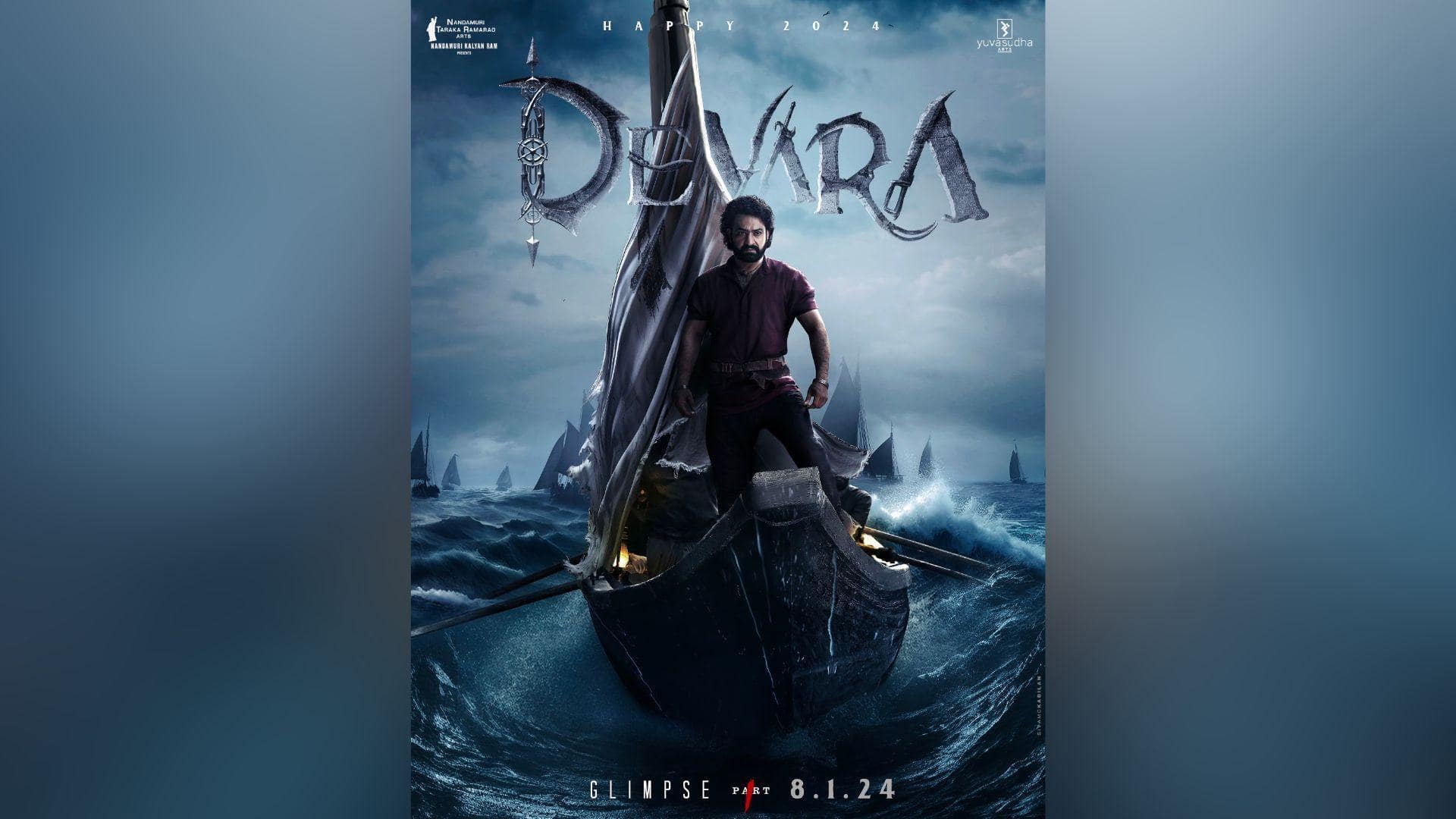 Jr. NTR unveils 'Devara' poster, first-glimpse coming soon