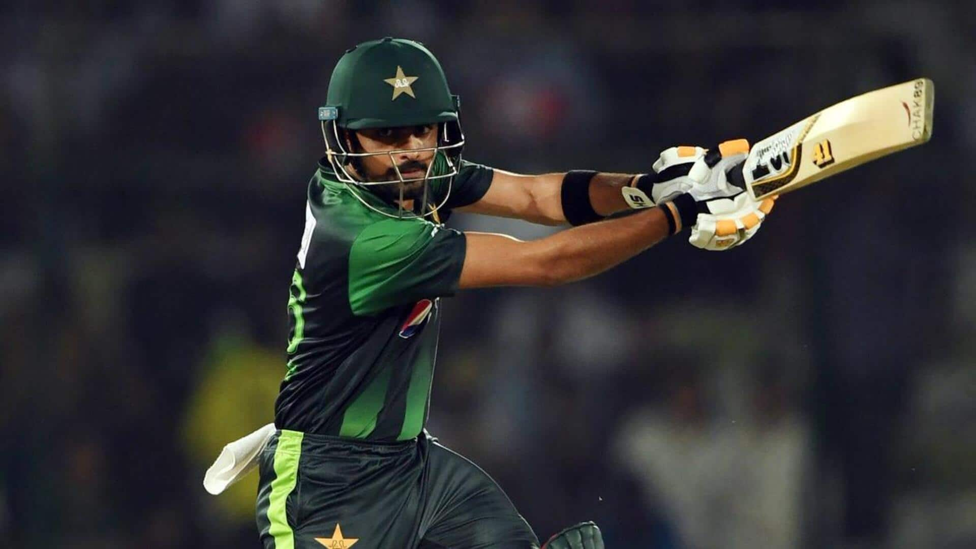 Champions Cup: Babar Azam hits five fours in an over