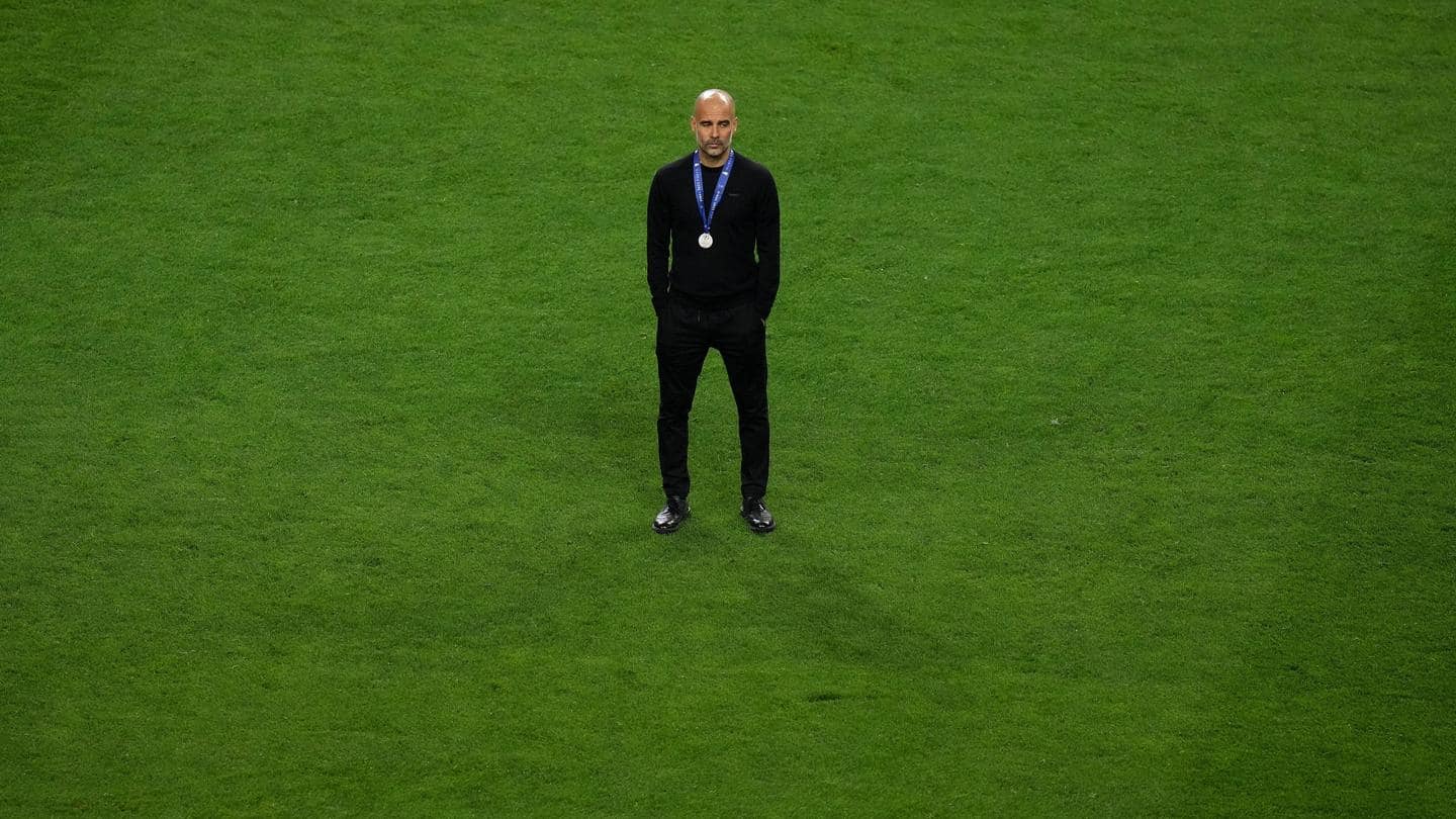 First Champions League final loss for Pep Guardiola First Champions League final loss for Pep Guardiola