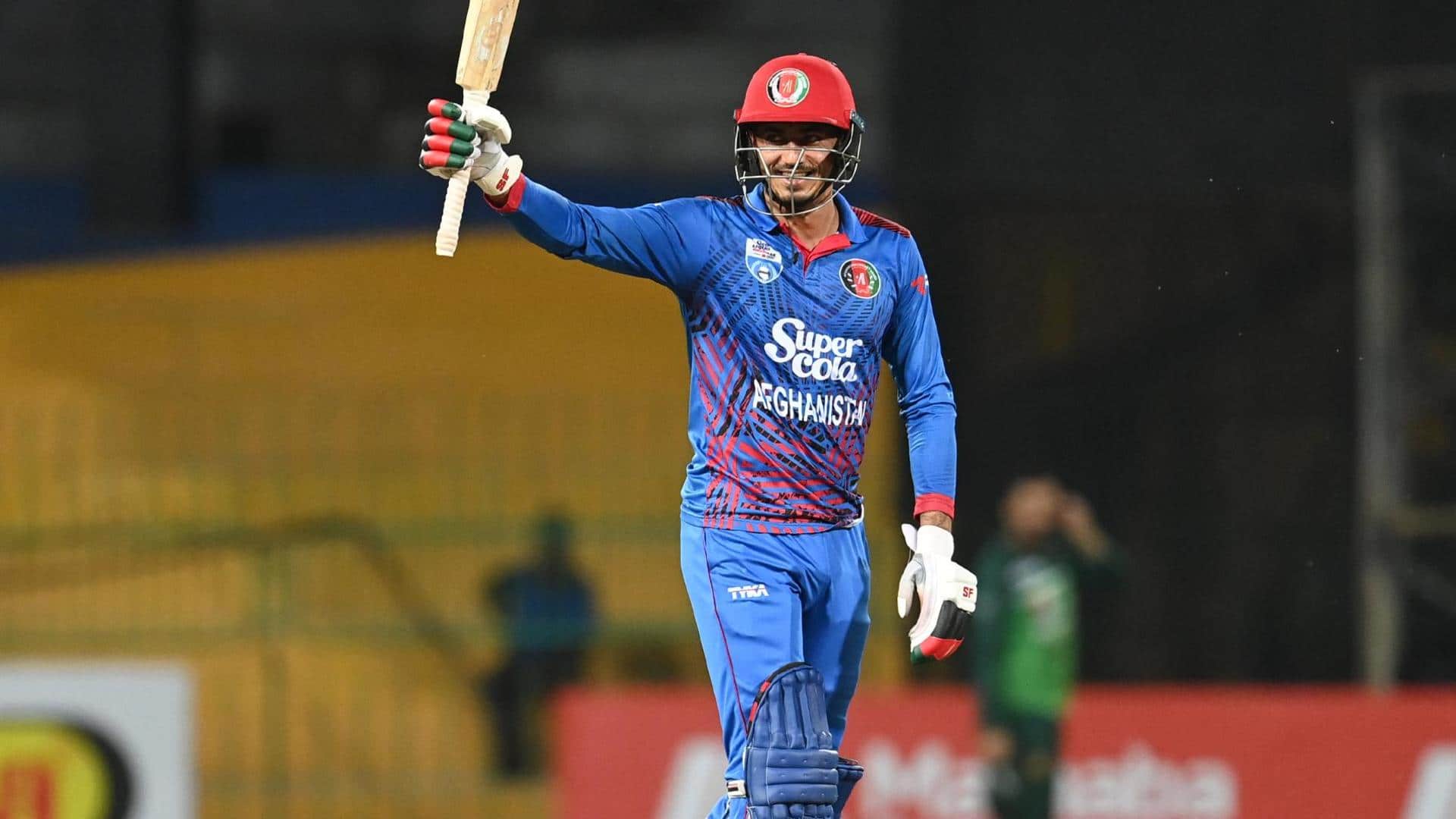 Mujeeb slams fastest fifty by an Afghanistan batter in ODIs