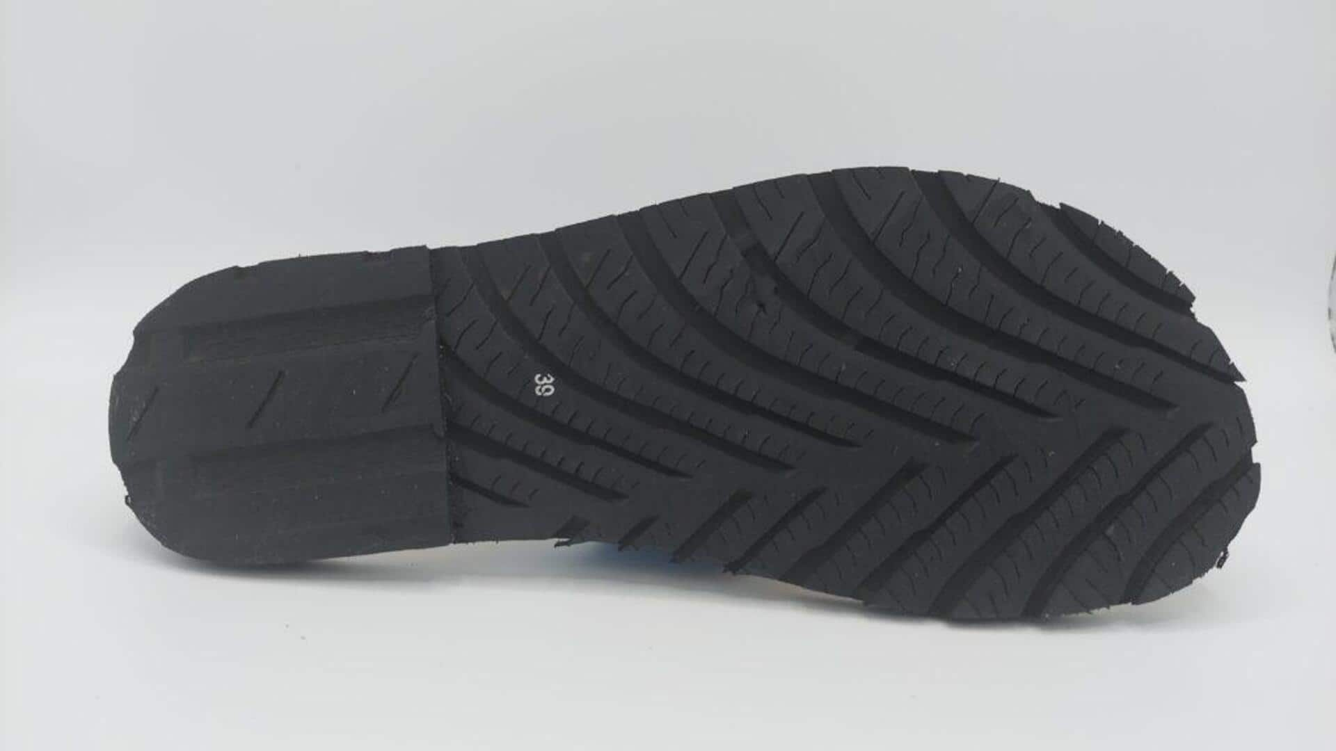 Eco-friendly chic: Recycled tire footwear