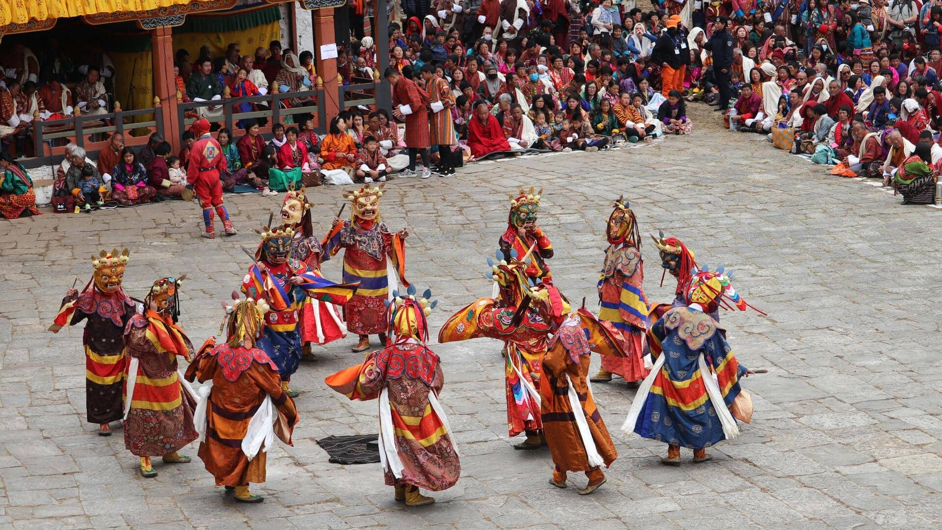 Explore Bhutan's famous Tshechu festivals