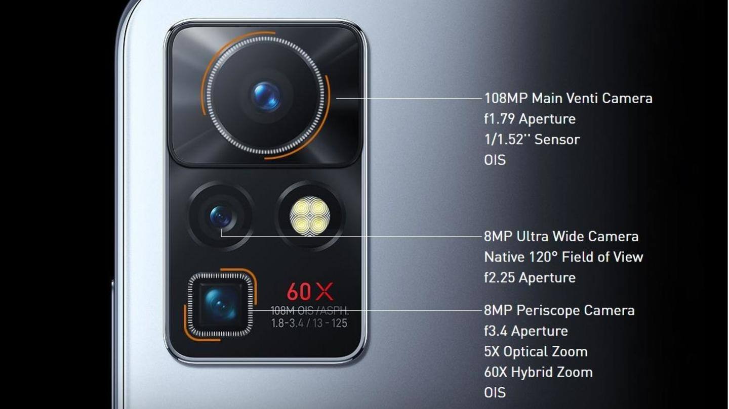 The ZERO X Pro boasts a 108MP main camera The ZERO X Pro boasts a 108MP main camera