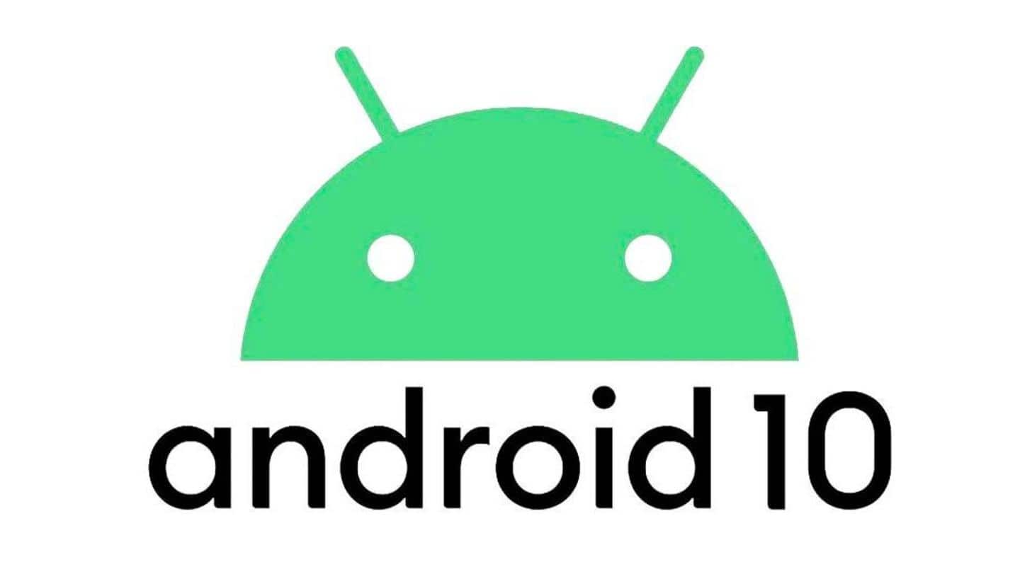 The phone supports Android 10 The phone supports Android 10