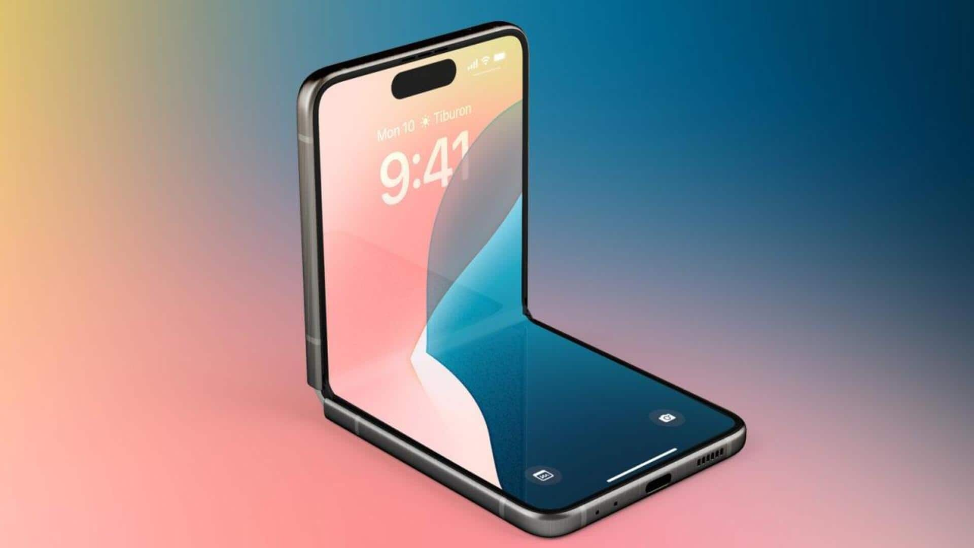 Apple's first foldable iPhone coming in 2026 with clamshell design