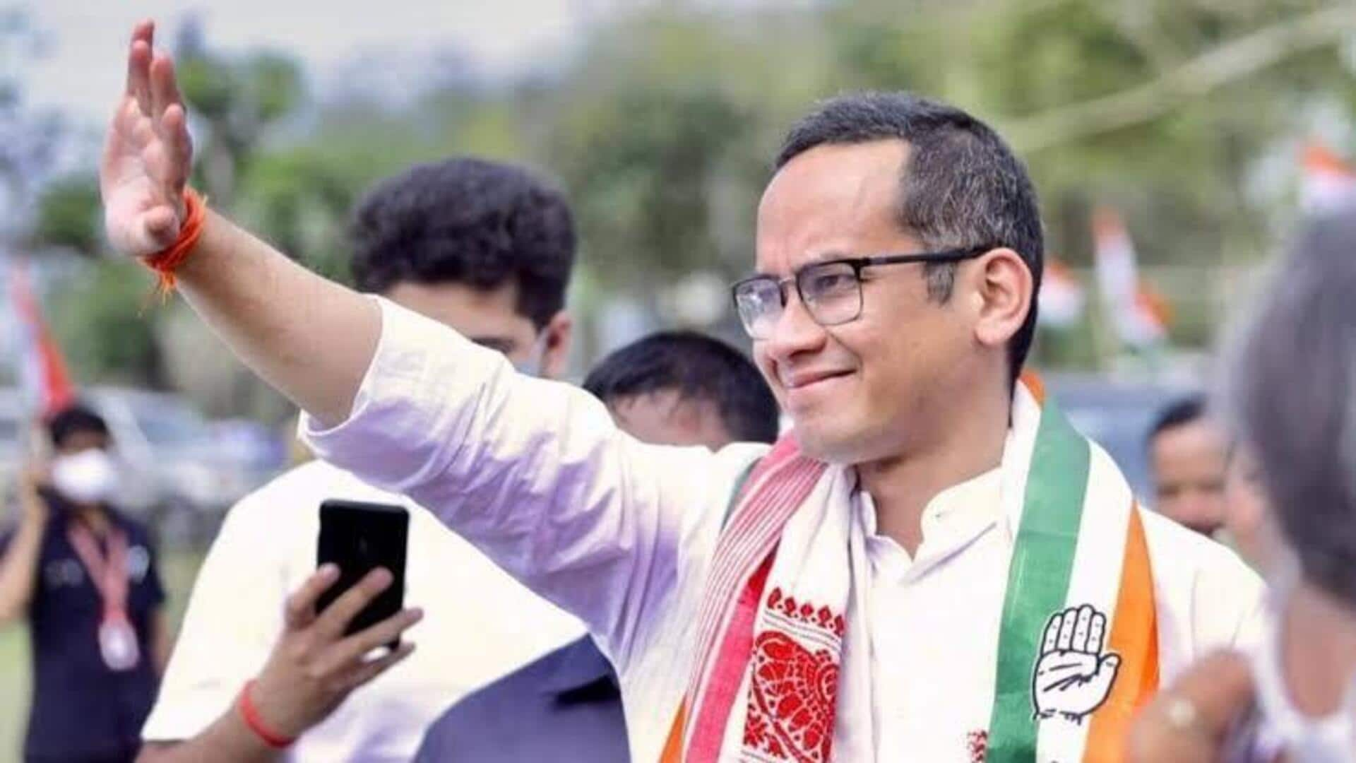 BJP claims Congress MP Gaurav Gogoi's wife has ISI links  