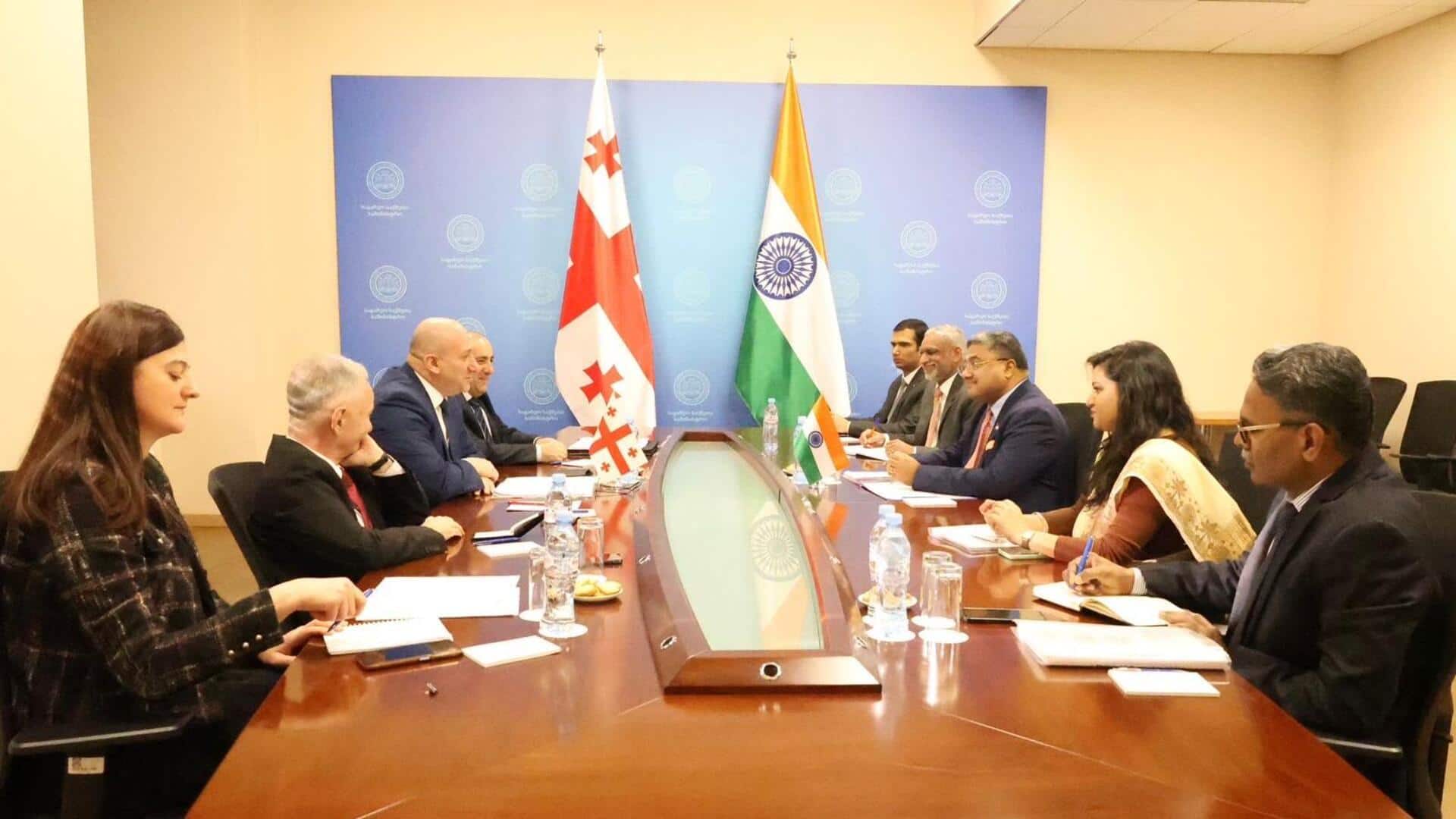 India, Georgia strengthen ties during 8th Foreign Office Consultations